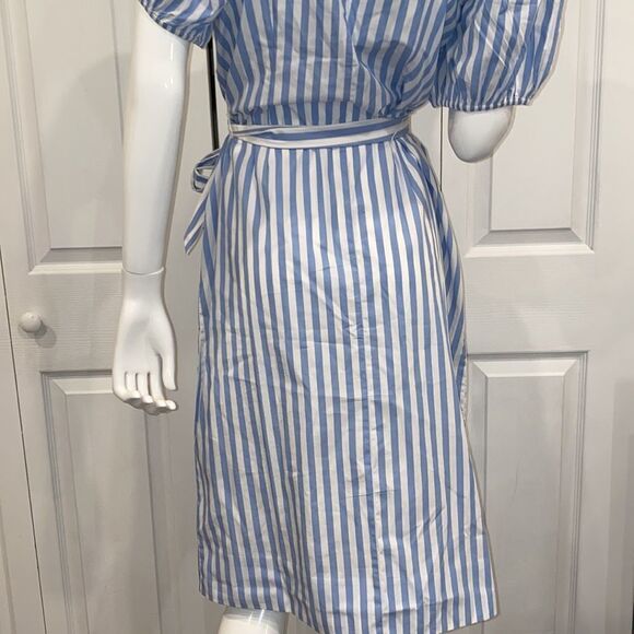New JCrew striped midi dress - Picture 10 of 11